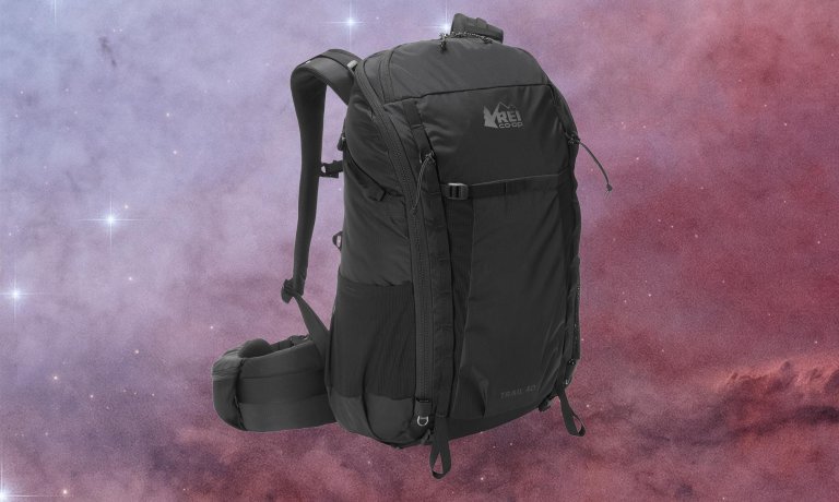 REI hiking day pack