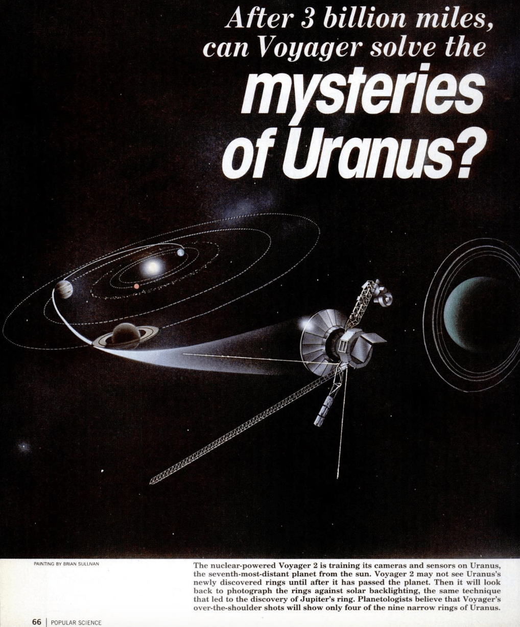 magazine page of voyager 2