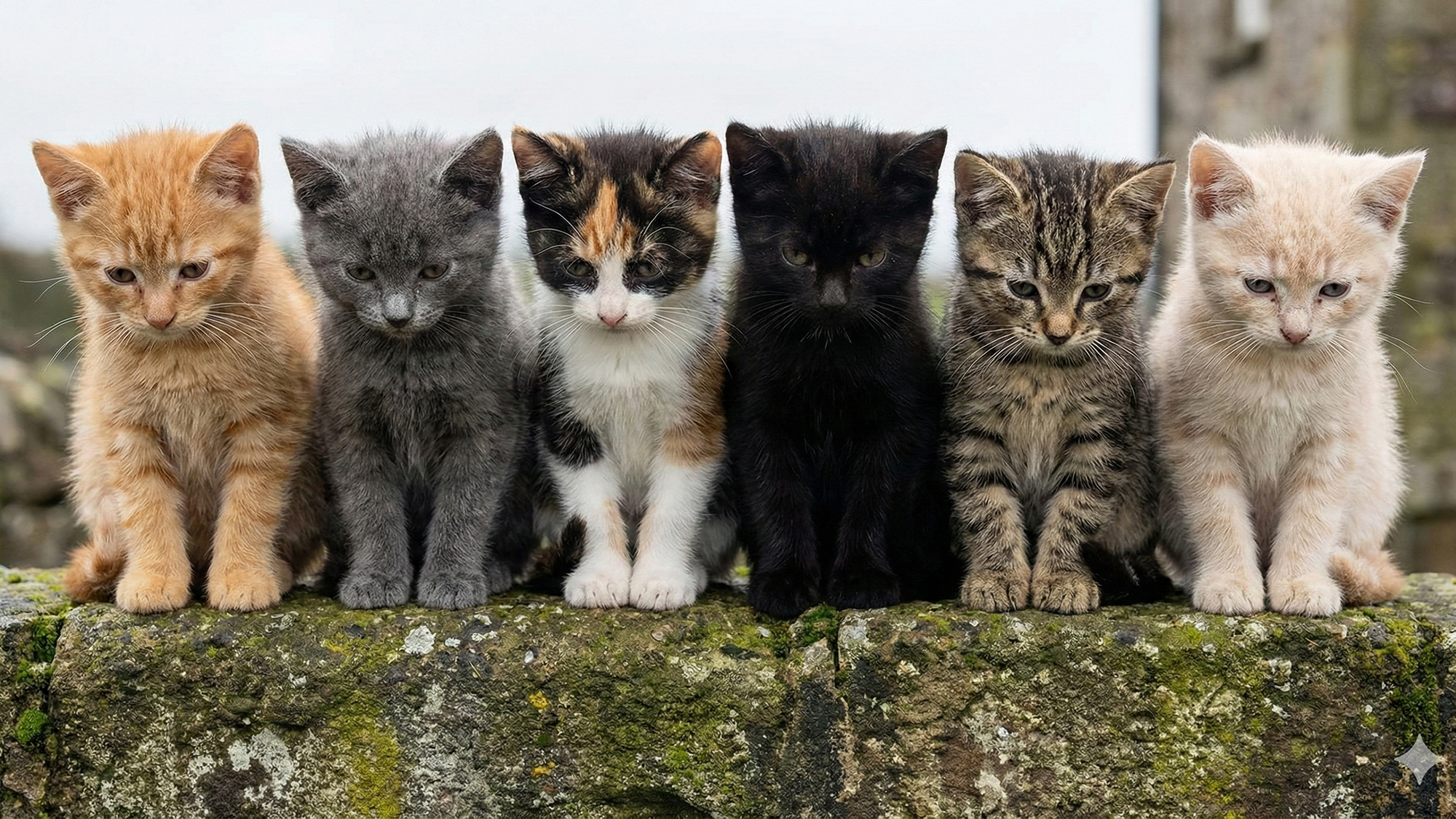 kittens on ledge