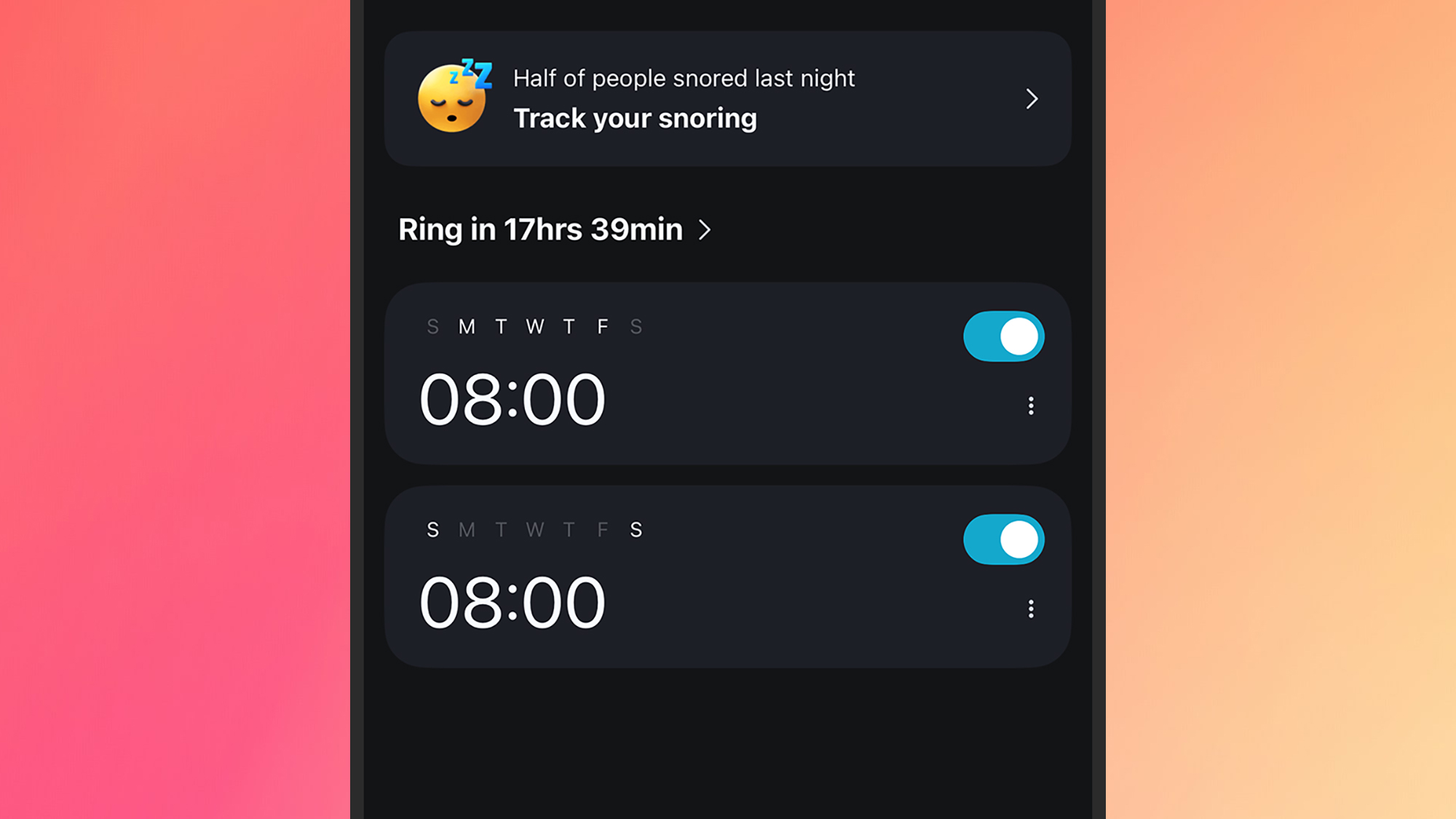 screenshot of alarmy