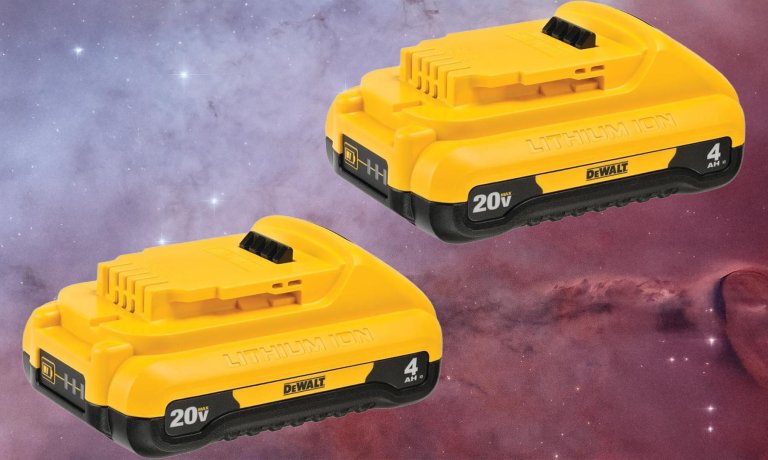 DEWALT 20V Max 4Ah lithium ion battery packs two-pack