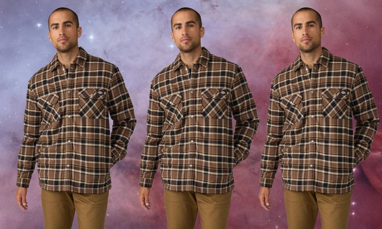 Dickies Water Repellent Fleece Lined Flannel Shirt