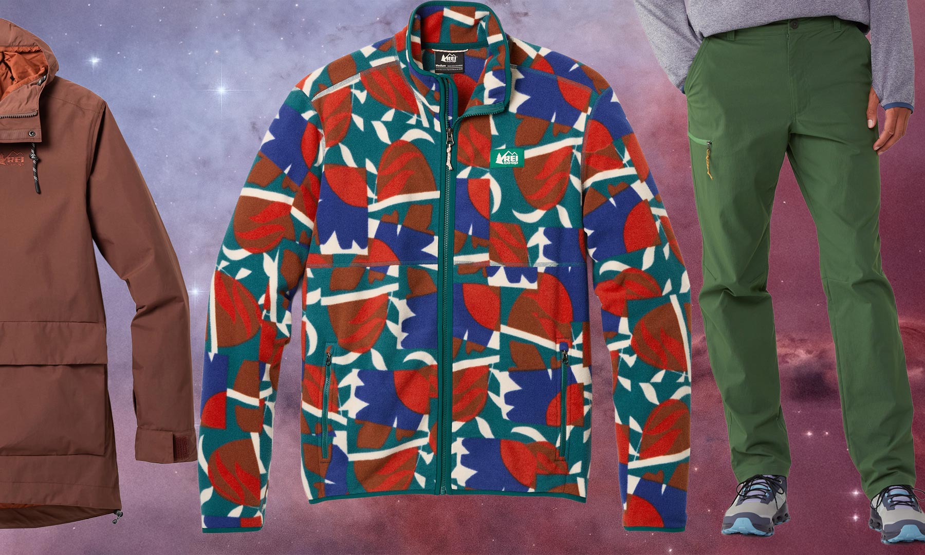REI is blowing out its branded jackets, fleeces pants, and more