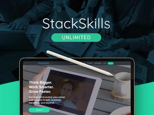 Inside image for pick a new skill anytime with lifetime access to 1,000+ courses Stack Commerce sponsored deal
