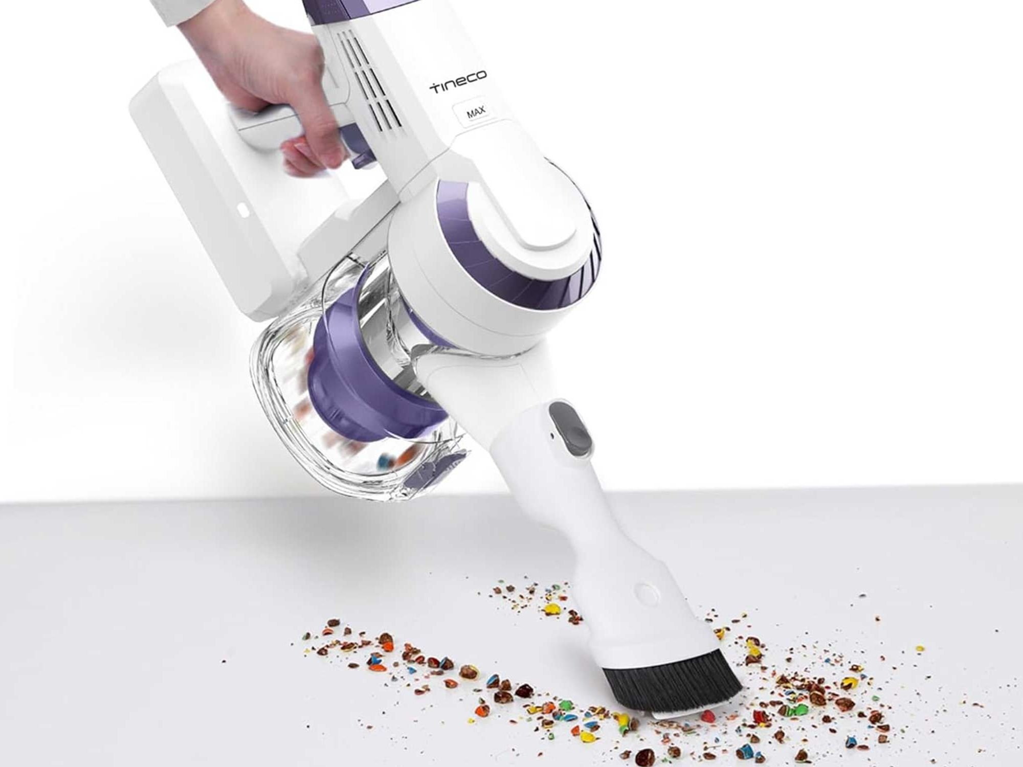 Primary image for this vacuum weighs less than 5 lbs and eliminates 99.9 percent of allergens and its almost half off Stack Commerce sponsored deal