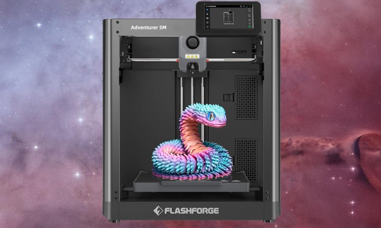 FLASHFORGE Adventurer 5M 3D Printer with Fully Auto Leveling