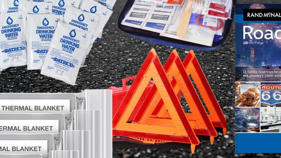 Essential items for a car emergency kit