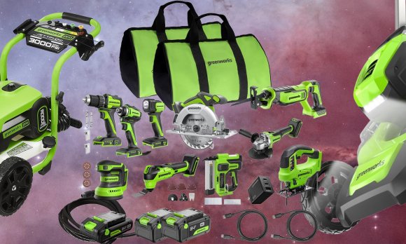Greenworks power tools with batteries