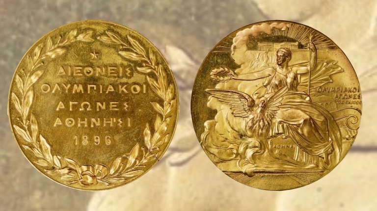 a medal from the 1896 olympics