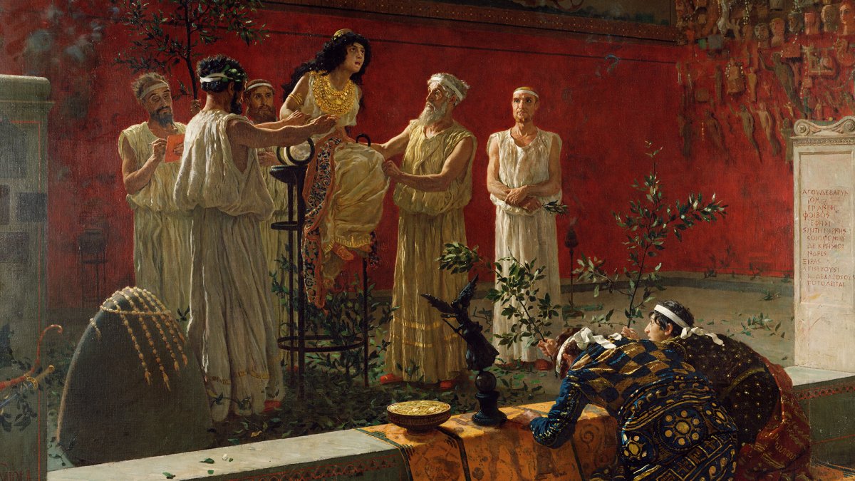 Ancient Greece’s most famous oracle was just high on gas fumes Ancient Greece’s most famous oracle was just high on gas fumes