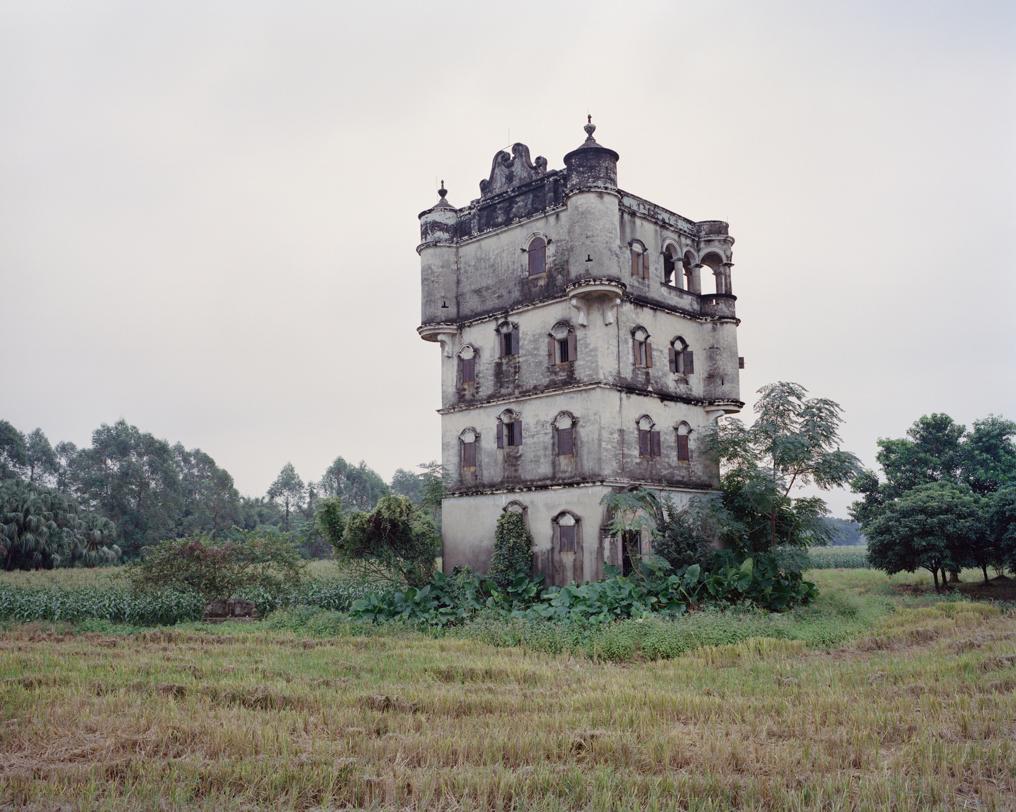 Jin Hong watchtower was built in Kaiping in 1890