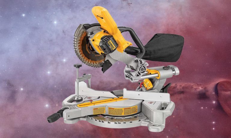 DeWalt 20V Max single bevel sliding compound saw