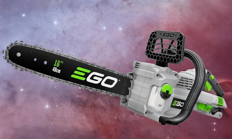 Ego battery powered chainsaw 16-inch