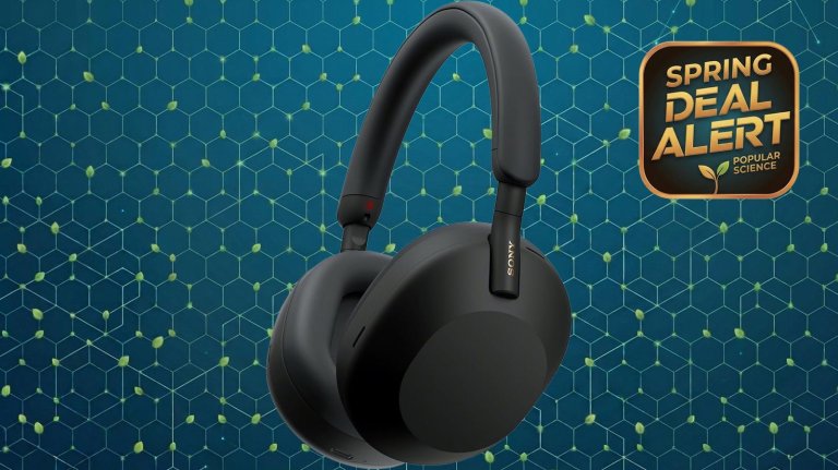 Sony WH 1000XM5 noise canceling headphones.