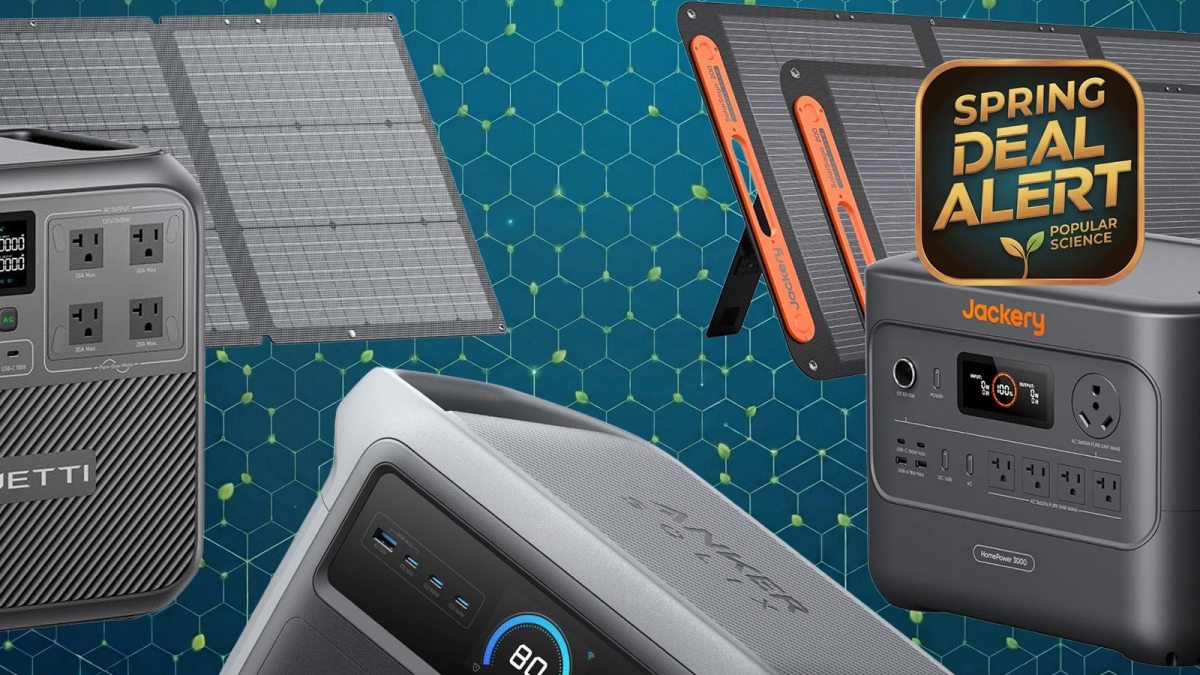 The Amazon Big Spring Sale is the best time to buy a portable power station  or solar generator at a huge discount | Popular Science