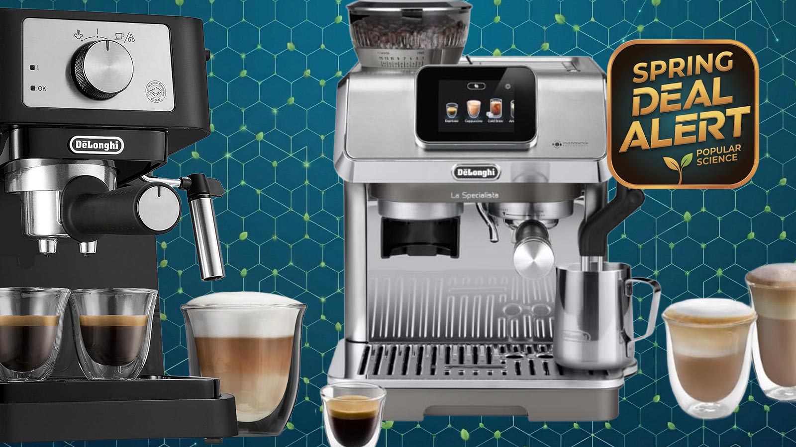 De'Longhi espresso and coffee machines on sale during Amazon's Big Spring Sale