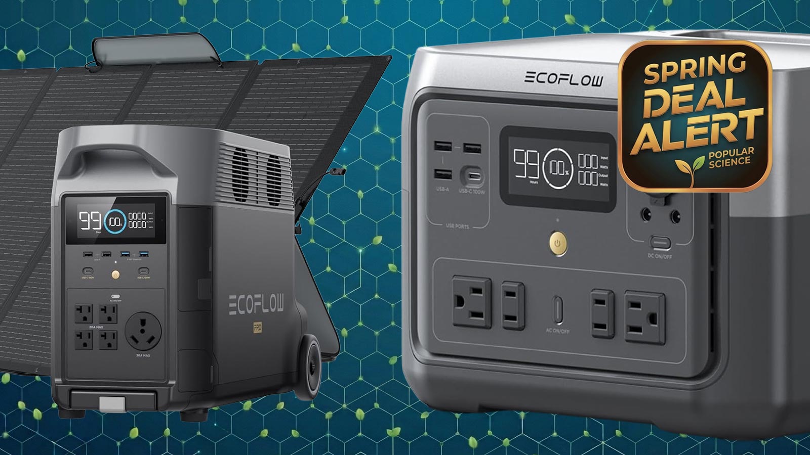 EF EcoFlow solar generators and portable power stations on sale during Amazon's Big Spring Sale