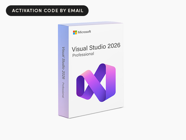 Inside image for develop apps faster with microsoft visual studio professional 2026 Stack Commerce sponsored deal