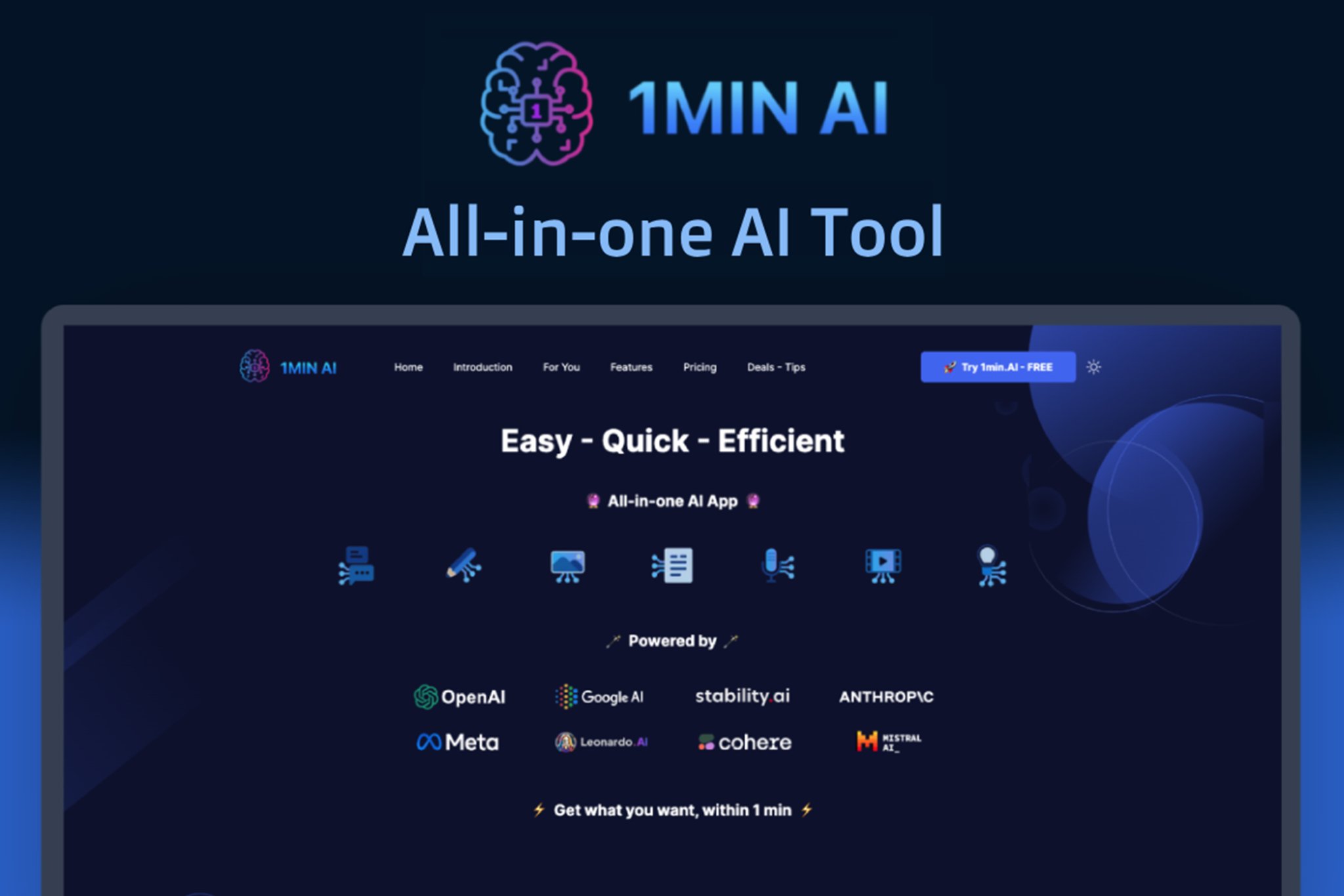 Primary image for one ai platform for writing images and video is now discounted Stack Commerce sponsored deal