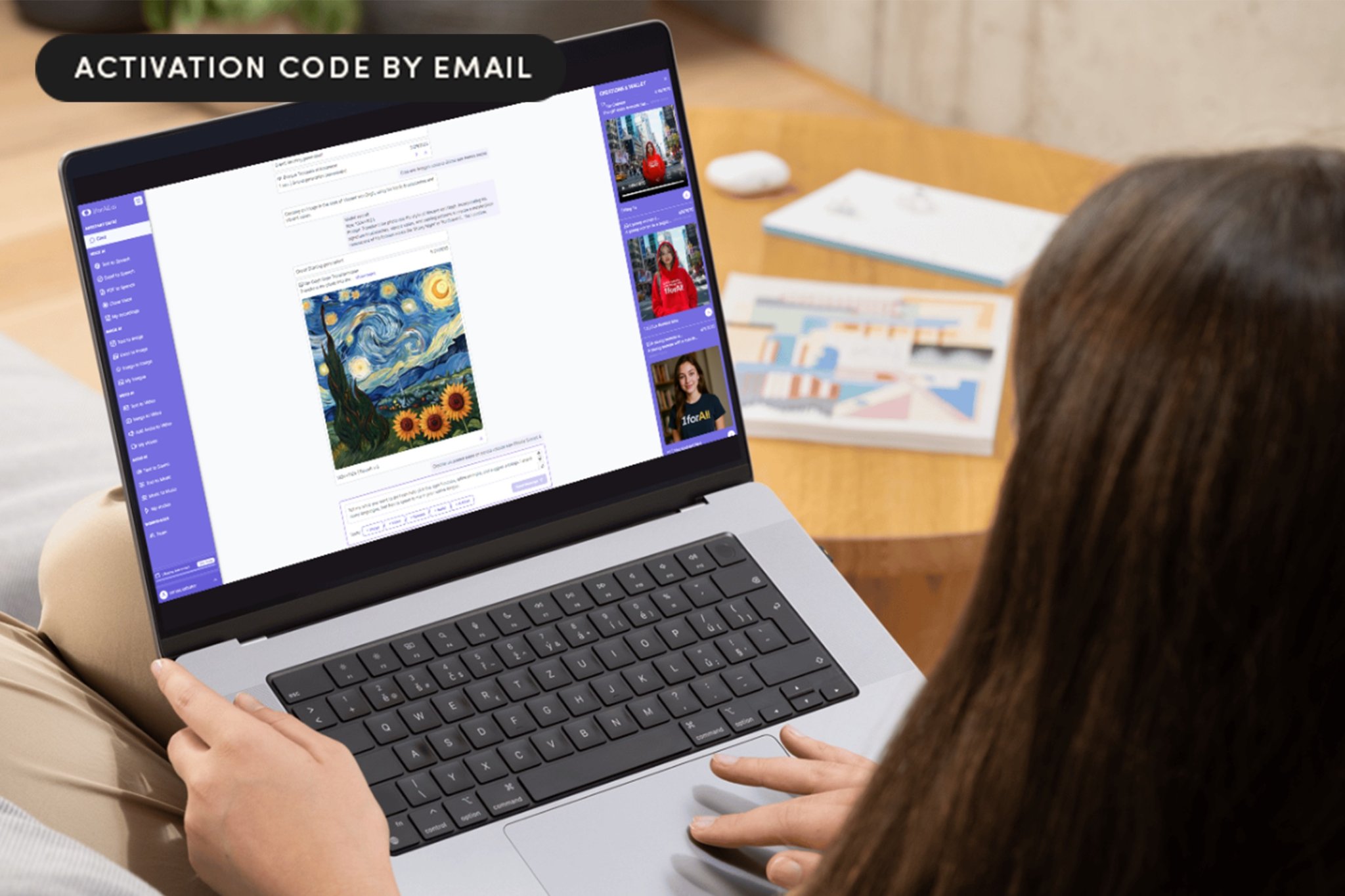 Primary image for this lifetime ai content studio covers voice images and video Stack Commerce sponsored deal