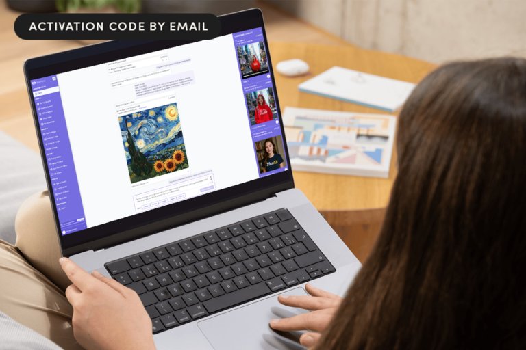 Primary image for this lifetime ai content studio covers voice images and video Stack Commerce sponsored deal