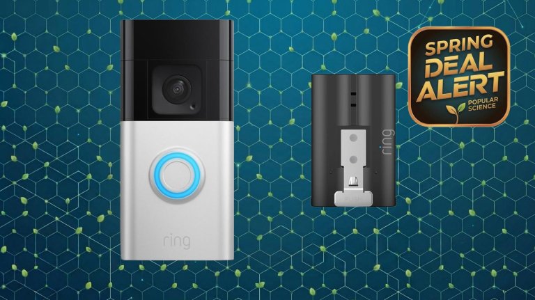 Ring Battery Doorbell with extra battery pack