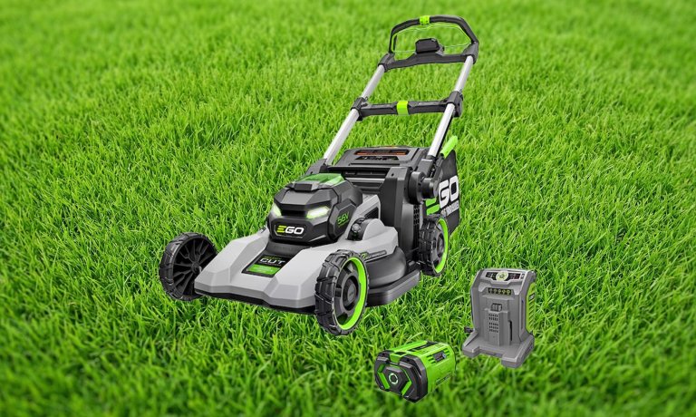 Ego Power 1000 series super composite deck select cut 56-volt 22-inch self-propelled battery lawn mower