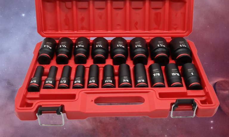 Milwaukee Shockwave 19 piece drive impact socket set