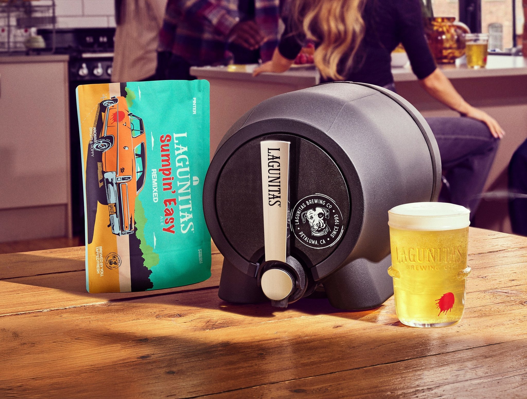 The Pinter countertop home brewing machine can now automatically make super popular Lagunitas beer at home