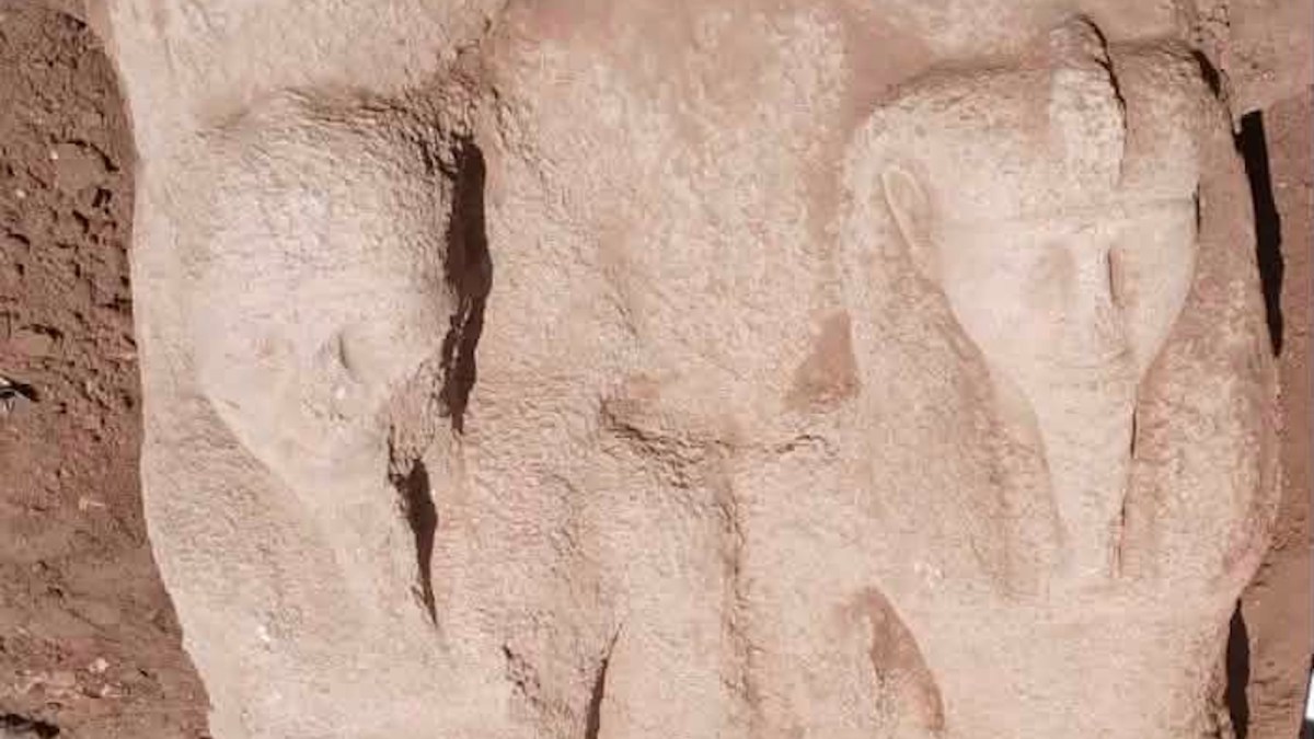 Archaeologists discover 7-foot-tall statue of legendary Egyptian pharaoh
