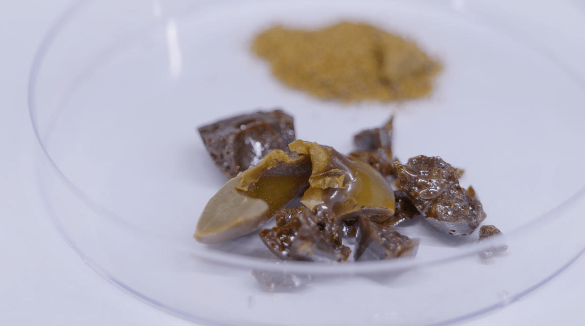 brown plastic material