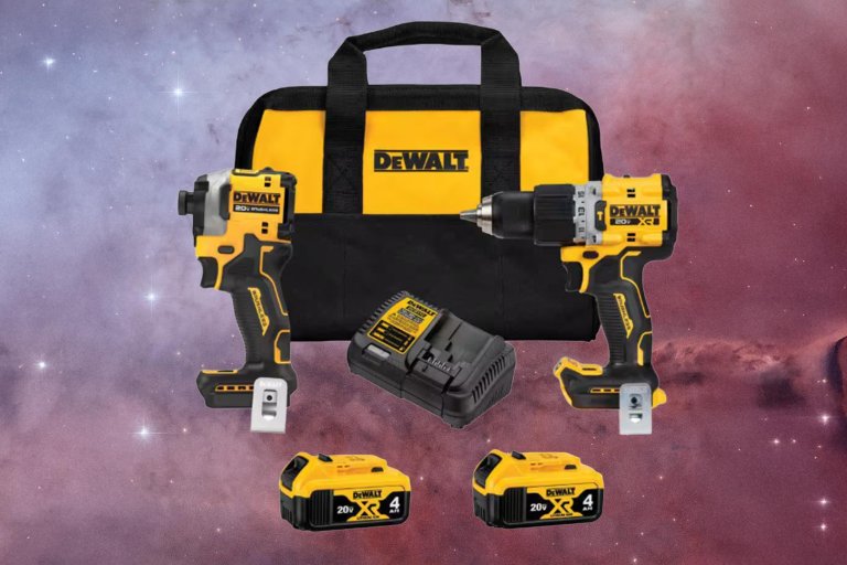 Ryobi 20V MAX XR Hammer Drill and Atomic Impact Driver 2 tool cordless combo kit