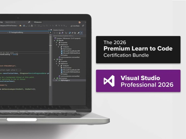 Primary image for save hundreds on the microsoft visual studio 2026 bundle get coding fast Stack Commerce sponsored deal