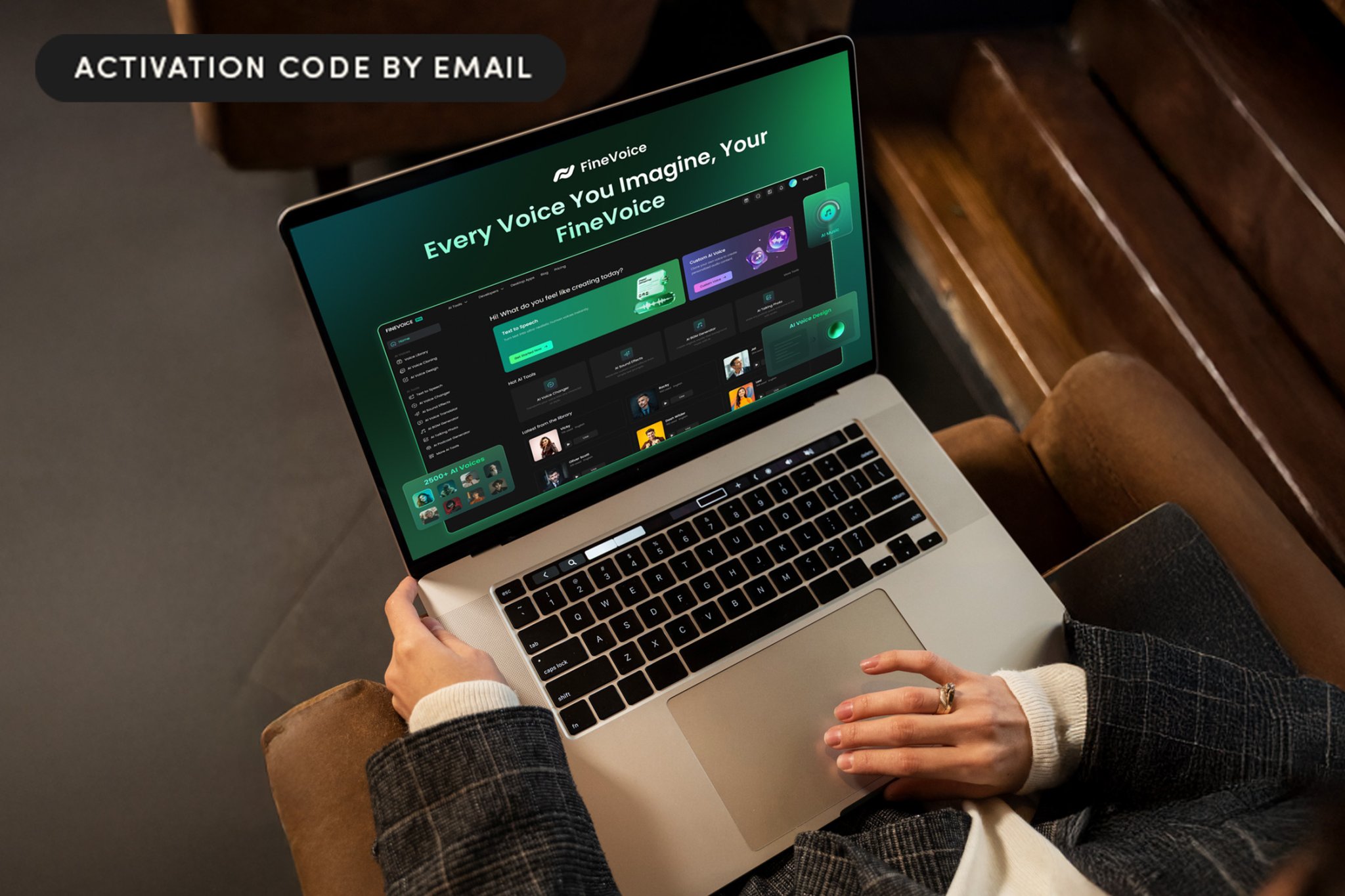 Primary image for create voiceovers and audio clips with this ai platform Stack Commerce sponsored content
