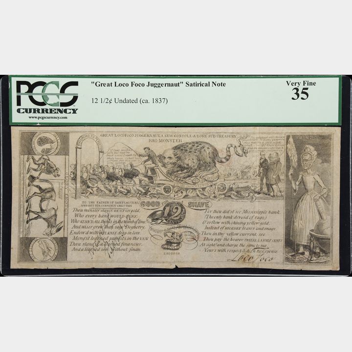 a satirical bank note