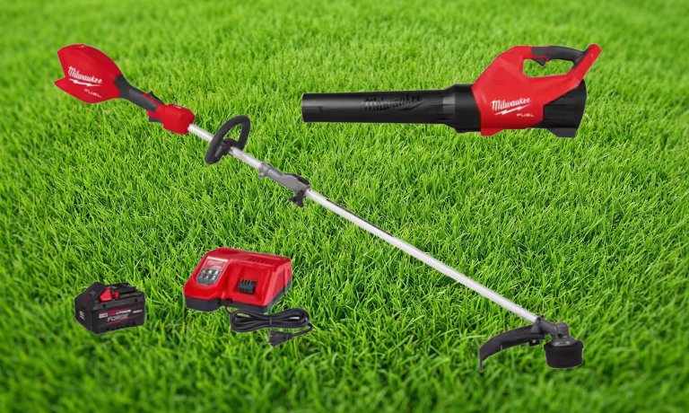 Milwaukee M18 Fuel kit string trimmer, blower combo