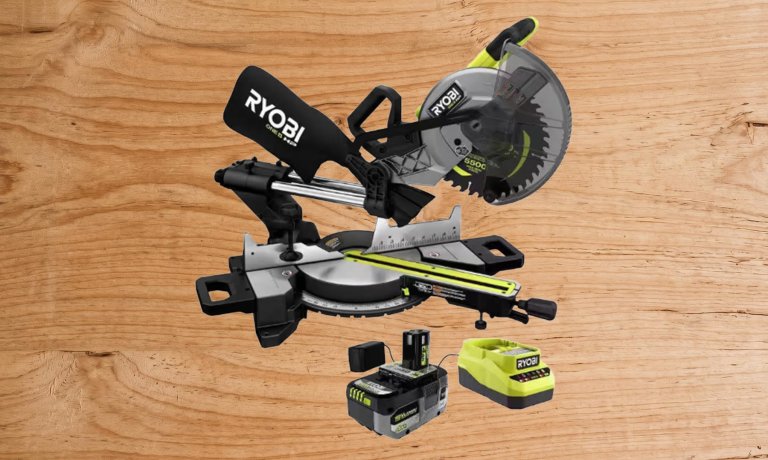 Ryobi ONE HP 18V Brushless Cordless 10-inch sliding compound miter saw