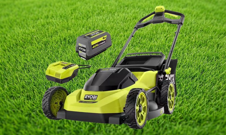 Ryobi Push mower on sale at Home Depot
