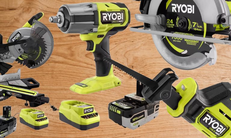 Ryobi power tools on sale during spring black friday at The Home Depot