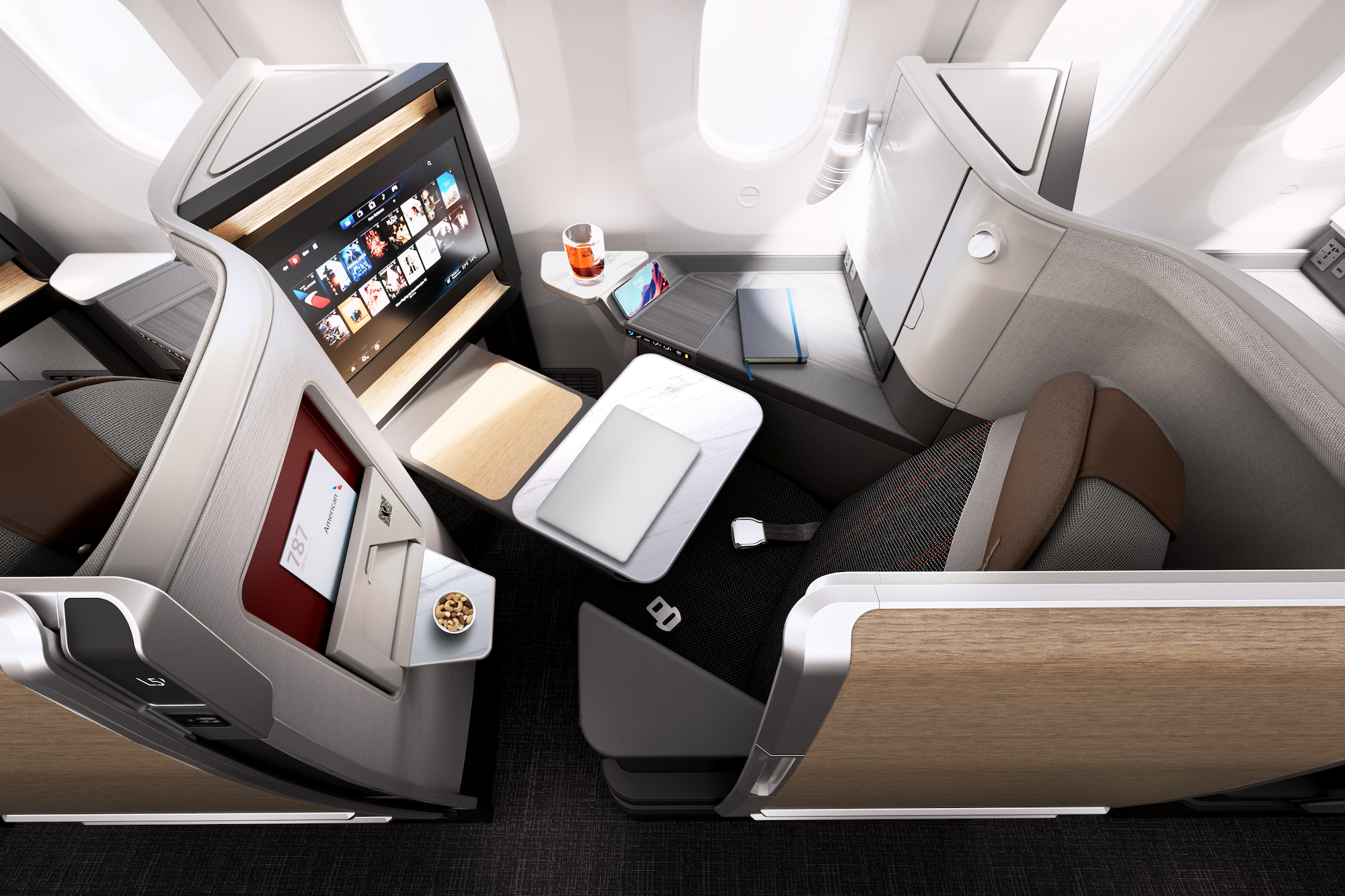 fancy seat with desk