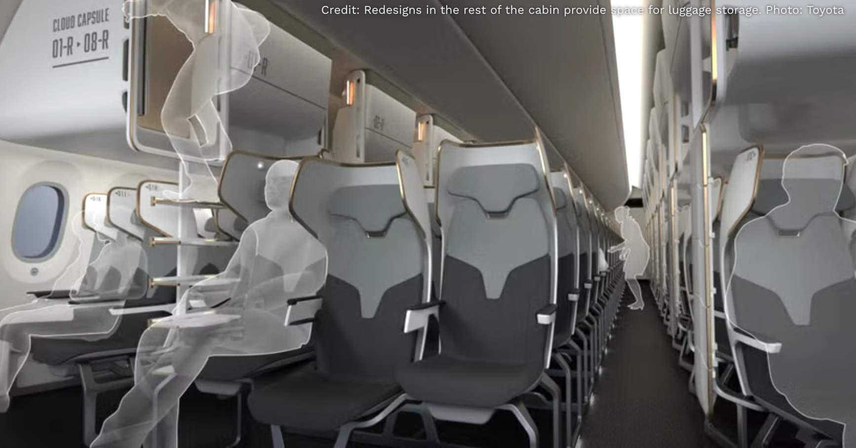 capsule seats above regular seats