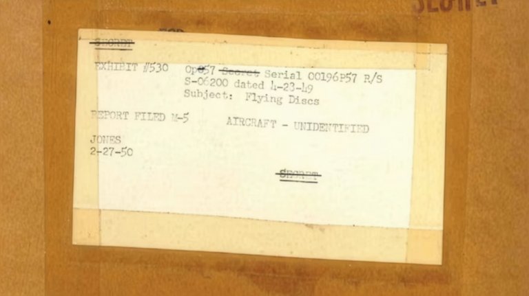 An old typerwriter style US government release.