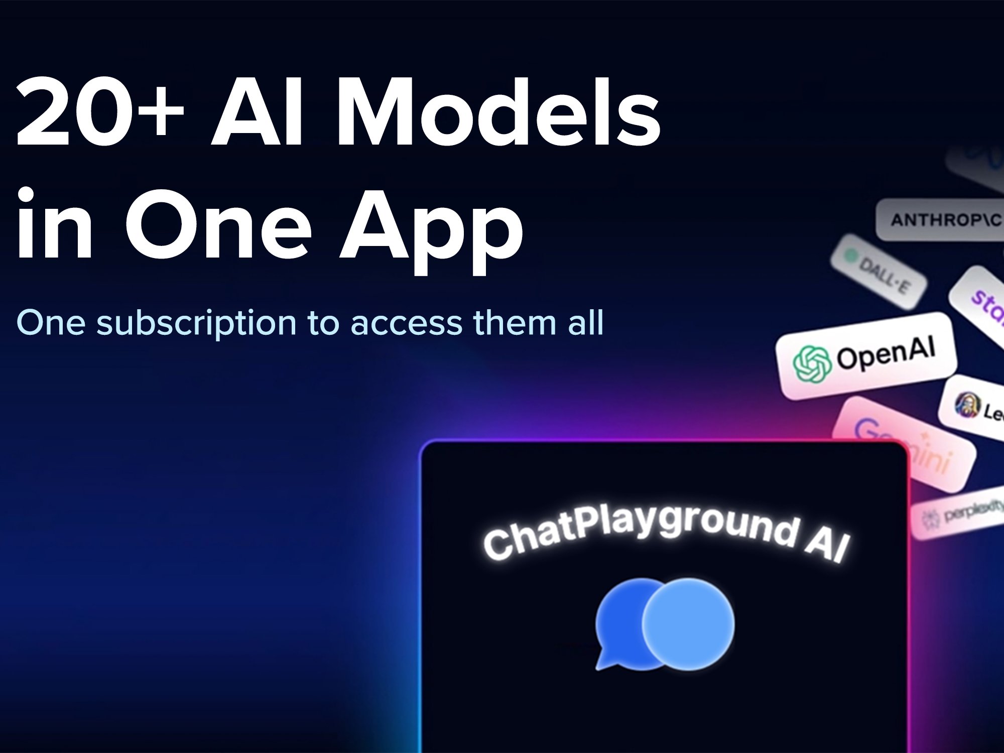 Primary image for cancel your ai subscriptions chatplayground gives you more for less Stack Commerce sponsored deal