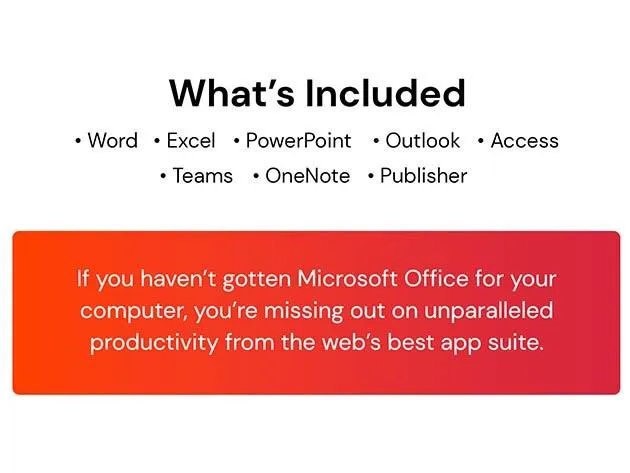 Inside image for two microsoft upgrades one payment no subscription ever Stack Commerce sponsored deal