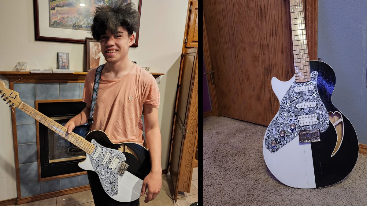Meet the college student crafting electric guitars from scratch