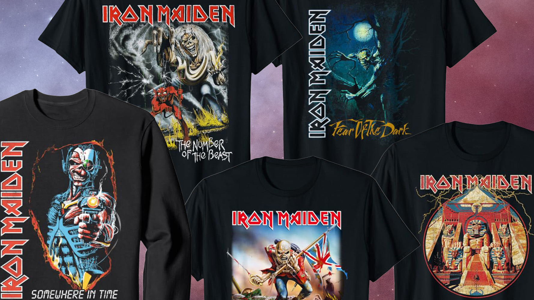 Scream for me, Prime Day! Offical Iron Maiden apparel is 20% off
