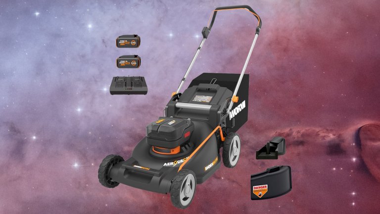 WORX Nitro Cordless Lawn Mower, 21" Electric Mower