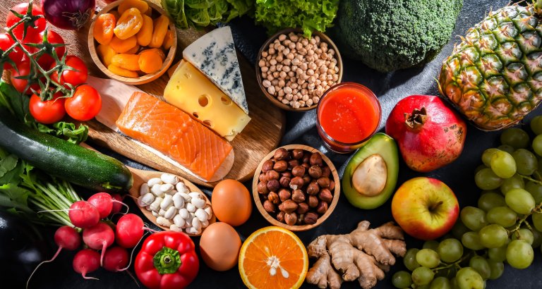 Food products representing the nutritarian diet which may improve overall health status