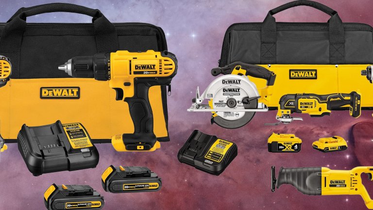 DEWALT tool kits on sale for prime day with carry bags