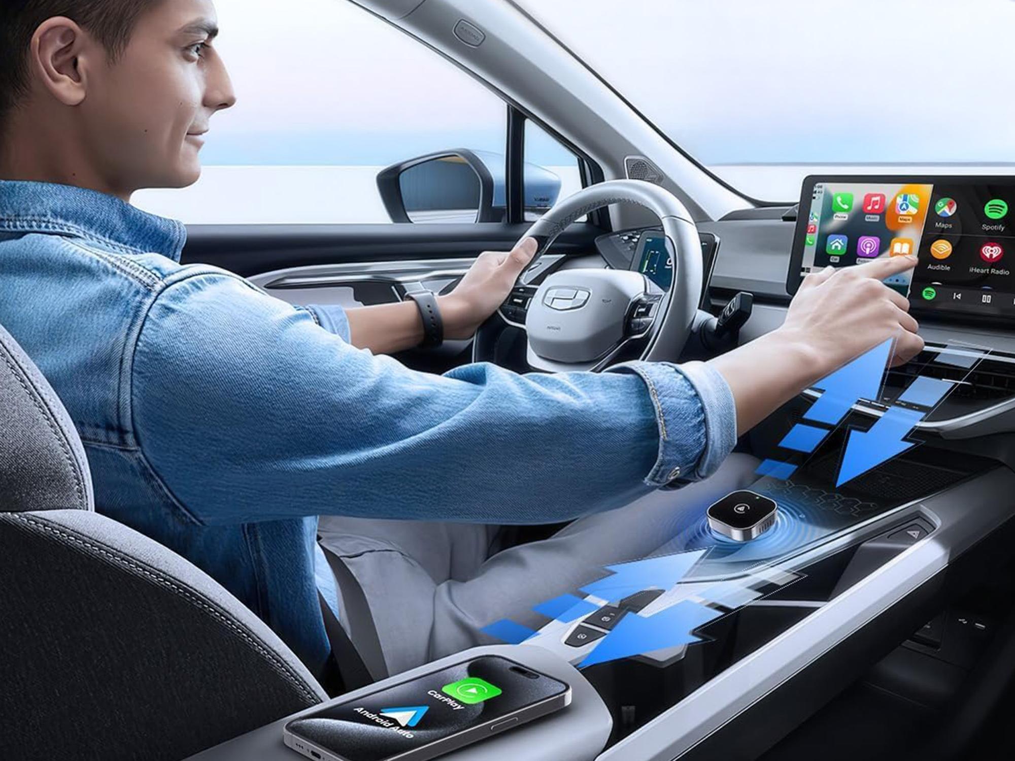 Primary image for turn your wired carplay or android auto setup wireless for less during deal days Stack Commerce sponsored deal